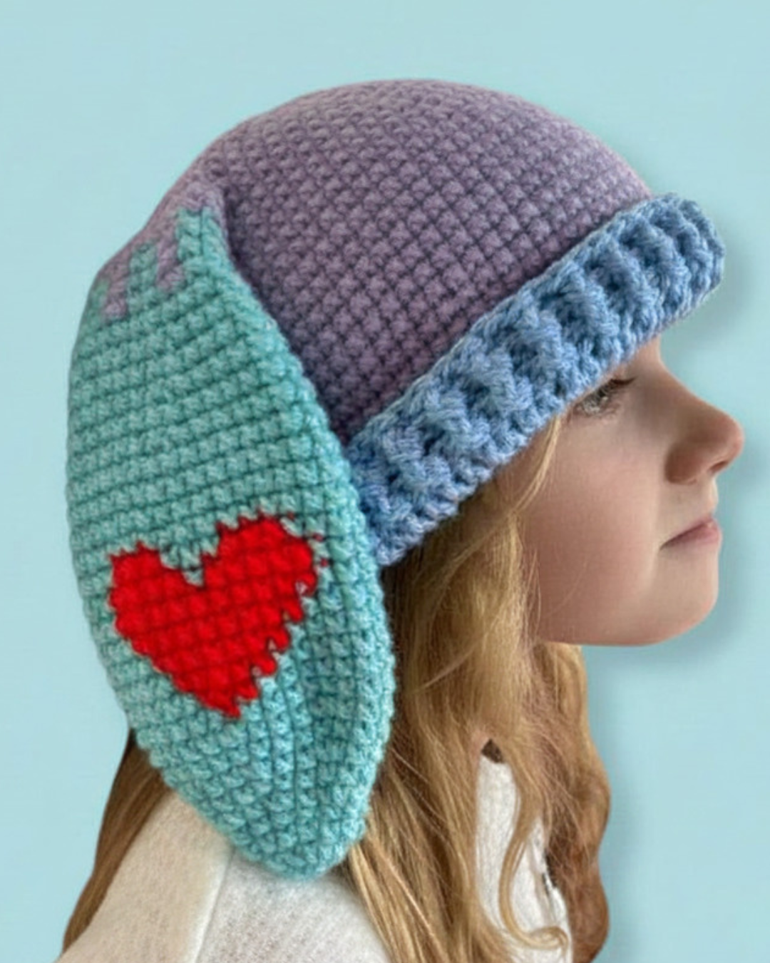 GORRO AMIGURUMI "CONEJA OREJAS LARGAS" - Imagen 2